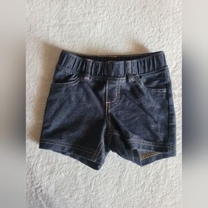 Jumping Beans Girls Dark Blue Denim Shorts